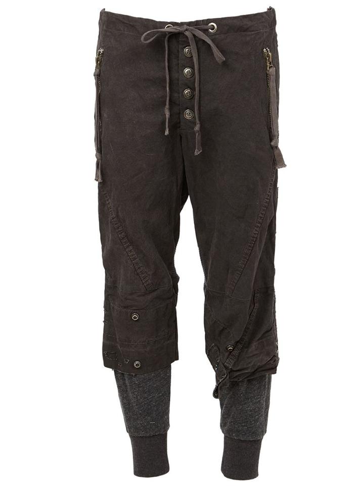 Greg Lauren Army-style Cropped Trousers