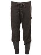 Greg Lauren Army-style Cropped Trousers