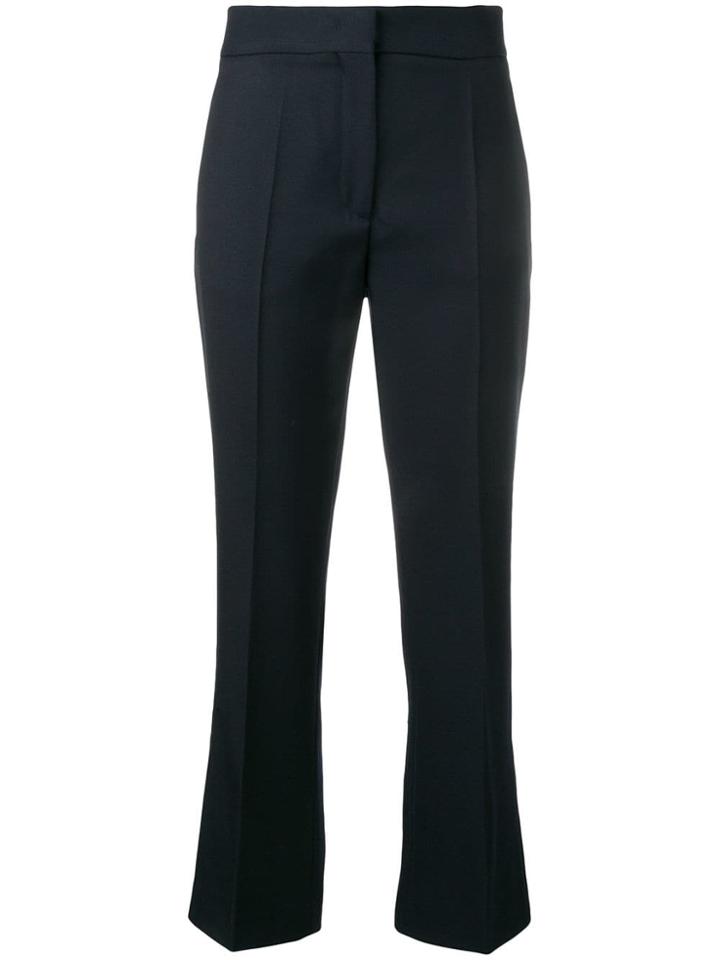 Cédric Charlier Classic Trousers With Pleats - Blue
