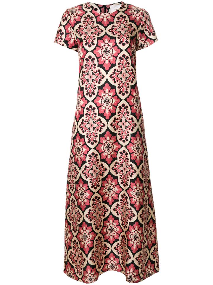 La Doublej Palazzo Rosa Swing Dress - Pink & Purple