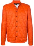 Aztech Mountain Quilted Shirt Jacket - Orange