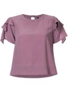 Taylor Adorn Ruffled Sleeve Top - Purple