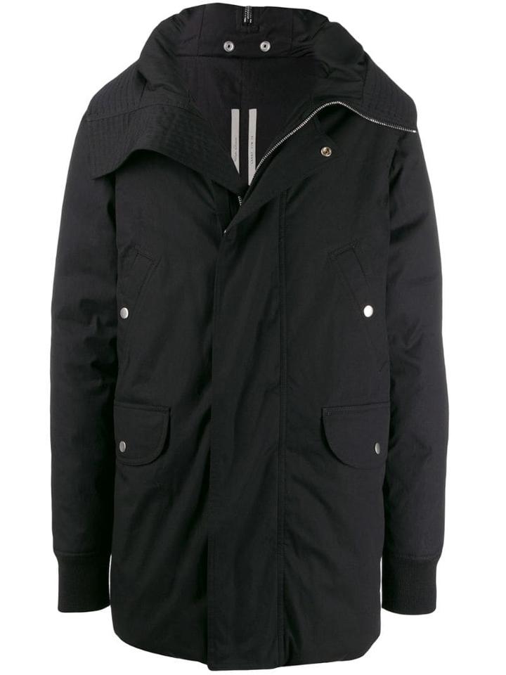 Rick Owens Jumbo Parka Coat - Black