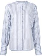 Cityshop - Mandarin Collar Shirt - Women - Cotton - One Size, White, Cotton