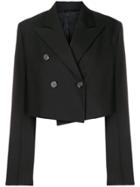 Helmut Lang Classic Cropped Blazer - Black