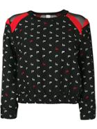 Pinko Logo Print Sweater - Black