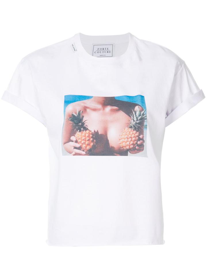 Forte Dei Marmi Couture Photo Print T-shirt - White