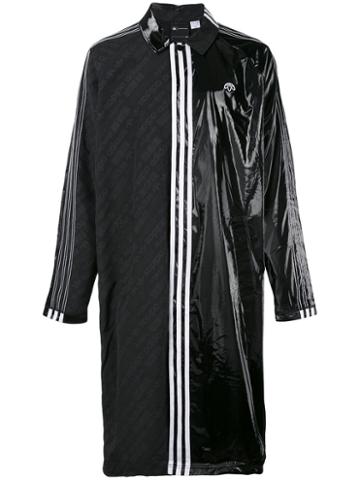Contrasting Panel Logo Coat - Unisex - Polyester - S, Black, Polyester, Adidas Originals By Alexander Wang