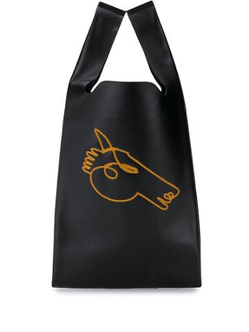 Ballen Pellettiere Xala Stitch Tote - Black