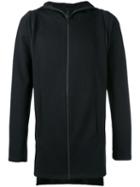 Barbara I Gongini - Elongated Zipped Sweatshirt - Men - Cotton - 48, Black, Cotton