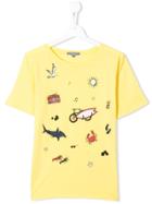 Bonpoint Graphic Print T-shirt - Yellow