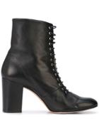 Jill Stuart Lace-up Ankle Boots - Black