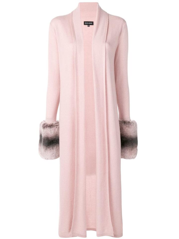 Izaak Azanei Long Cuff Cardigan - Pink