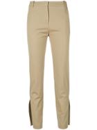 Pinko Slit Ankle Trousers - Nude & Neutrals