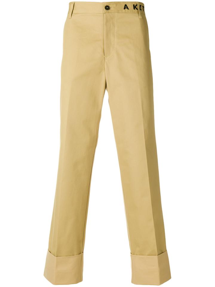 Maison Kitsuné Regular Trousers - Nude & Neutrals