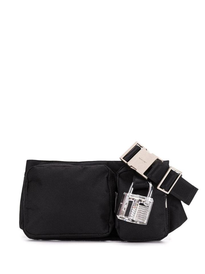 Heliot Emil Padlock Belt Bag - Black