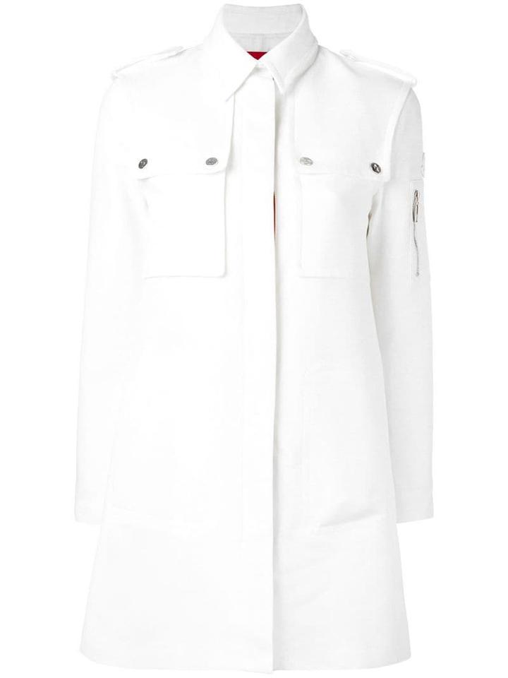 Moncler Multi Pocket Coat - White