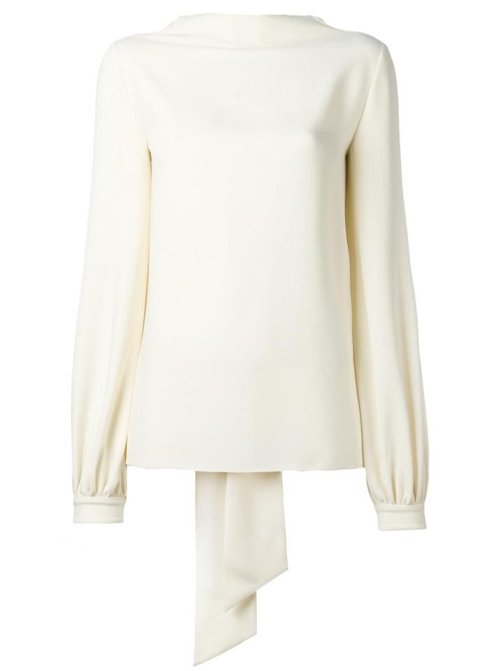 Tom Ford Attached Scarf Blouse - Nude & Neutrals