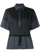 Adam Selman Mystery Print Pyjama Top