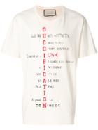 Gucci Guccification T-shirt - Nude & Neutrals