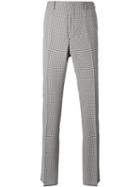 Fendi - Gingham Tailored Trousers - Men - Polyester/viscose - 54, Blue, Polyester/viscose