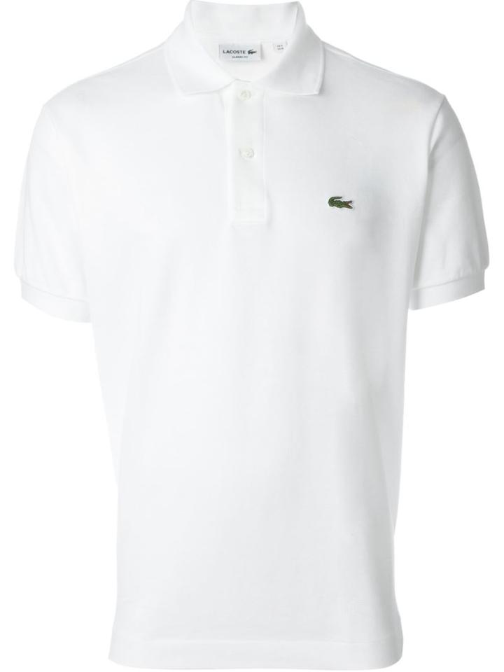 Lacoste Classic Piqué Polo Shirt, Men's, Size: Medium, White, Cotton