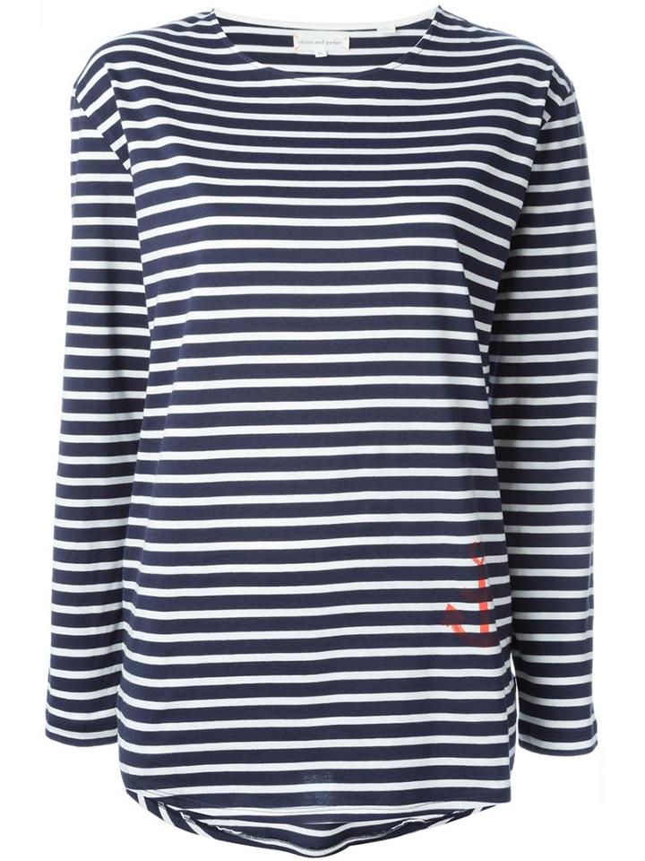 Chinti And Parker Striped Long Sleeve T-shirt