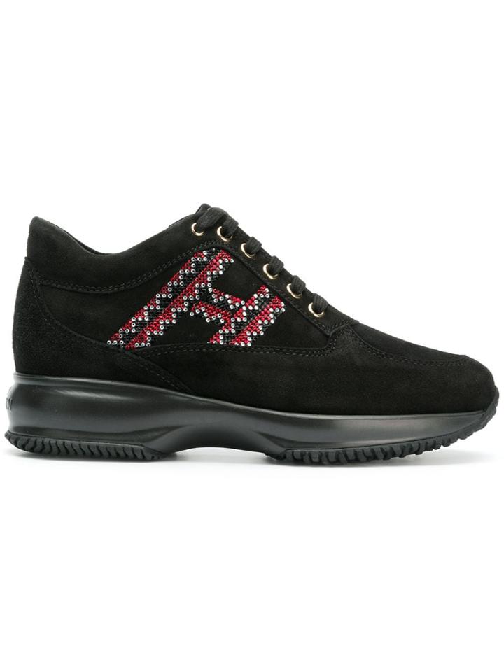 Hogan High Platform Sneakers - Black