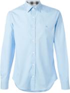 Burberry Brit Classic Shirt, Men's, Size: Xs, Blue, Spandex/elastane/cotton