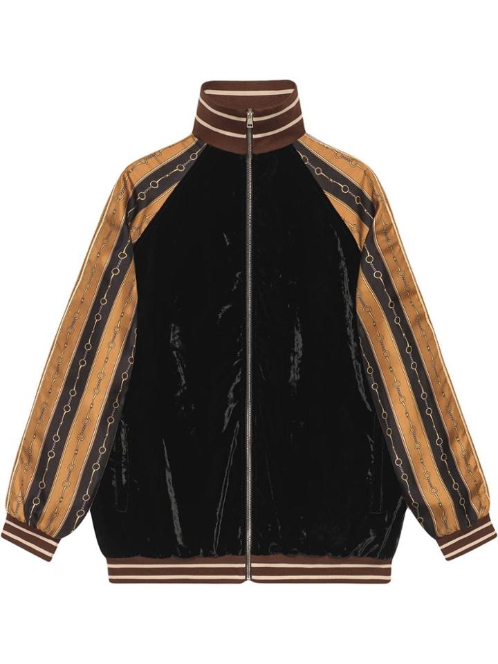 Gucci Bi-material Jacket - Black