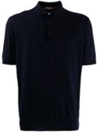 Loro Piana Knit Polo Shirt - Blue