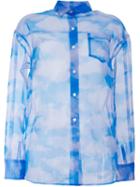 Taro Horiuchi Loose Fit Cloud Shirt, Women's, White, Polyester