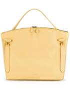 Jil Sander 'hill' Tote, Women's, Yellow/orange, Calf Leather