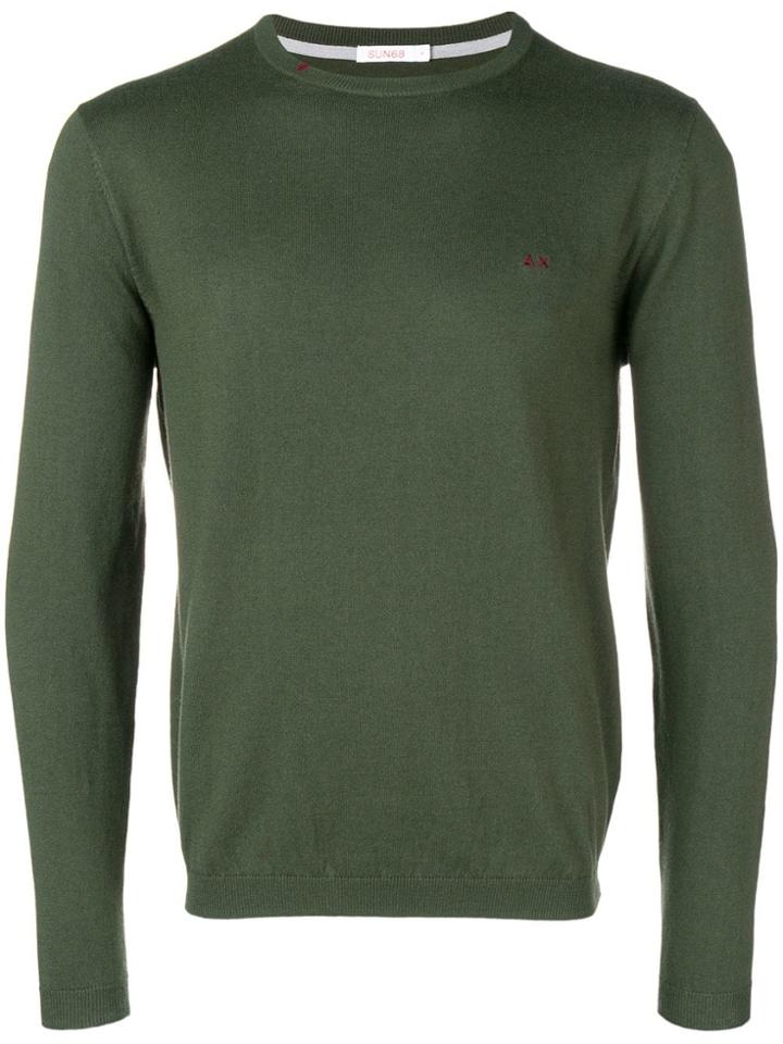 Sun 68 Fine Knit Sweater - Green