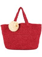 0711 Juliette Malibu Beach Bag - Red