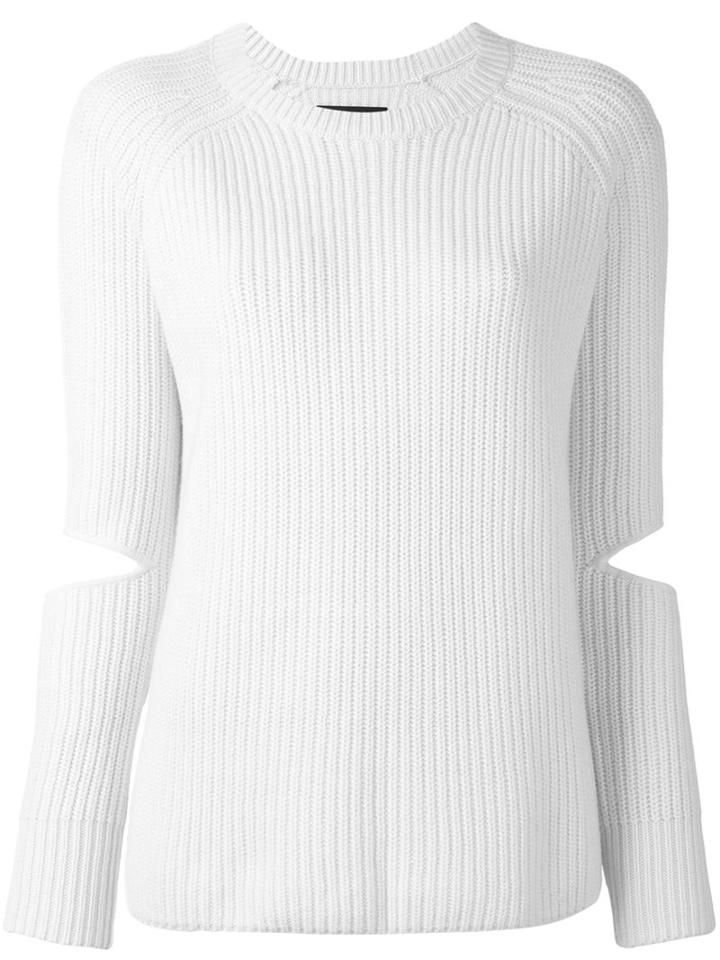 Zoe Jordan 'turing' Jumper, Women's, Size: Medium/large, White, Cashmere/wool