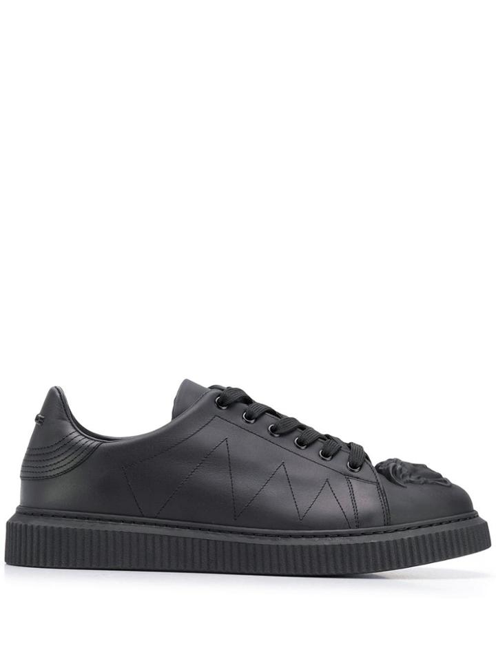 Versace Medusa Head Logo Sneakers - Black