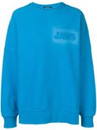 Calvin Klein 205w39nyc X Jaws Oversized Sweatshirt - Blue