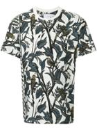 Yoshiokubo Dry Leaf Printed Shirt - White