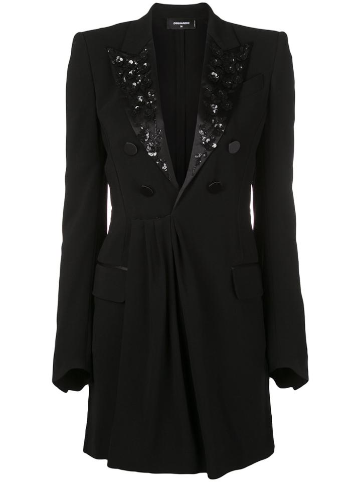Dsquared2 Tailored Blazer Dress - Black