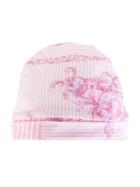 Young Versace Striped Hat, Girl's, Size: 50 Cm, Pink/purple