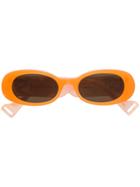 Gucci Eyewear Round Frame Sunglasses - Orange