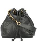 Chanel Pre-owned Drawstring Chain Shoulder Bag - Black
