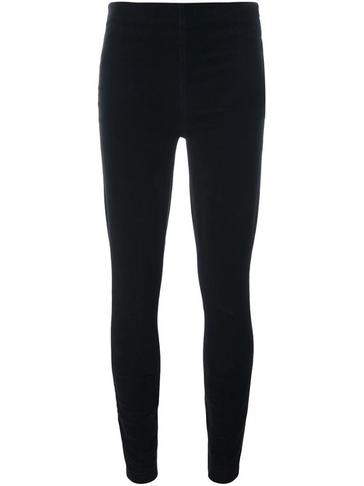 Tory Burch Corduroy Leggings, Women's, Size: 29, Black, Cotton/polyester/spandex/elastane
