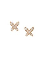 Mimi 18kt Rose Gold Freevola Diamond Studs
