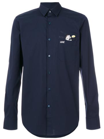 Fendi Rino Patch Shirt - Blue