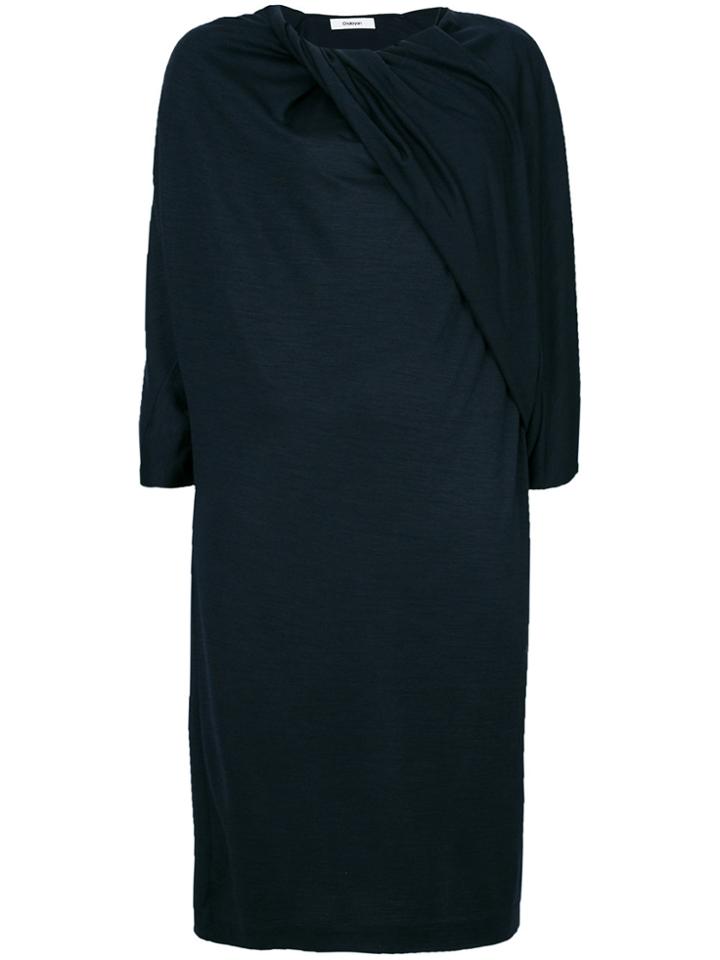 Chalayan Twisted Neckline Dress - Blue