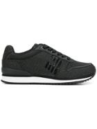 Emporio Armani Metallic Sneakers - Black