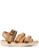Suicoke Kisee-v Touch-strap Sandals - Brown