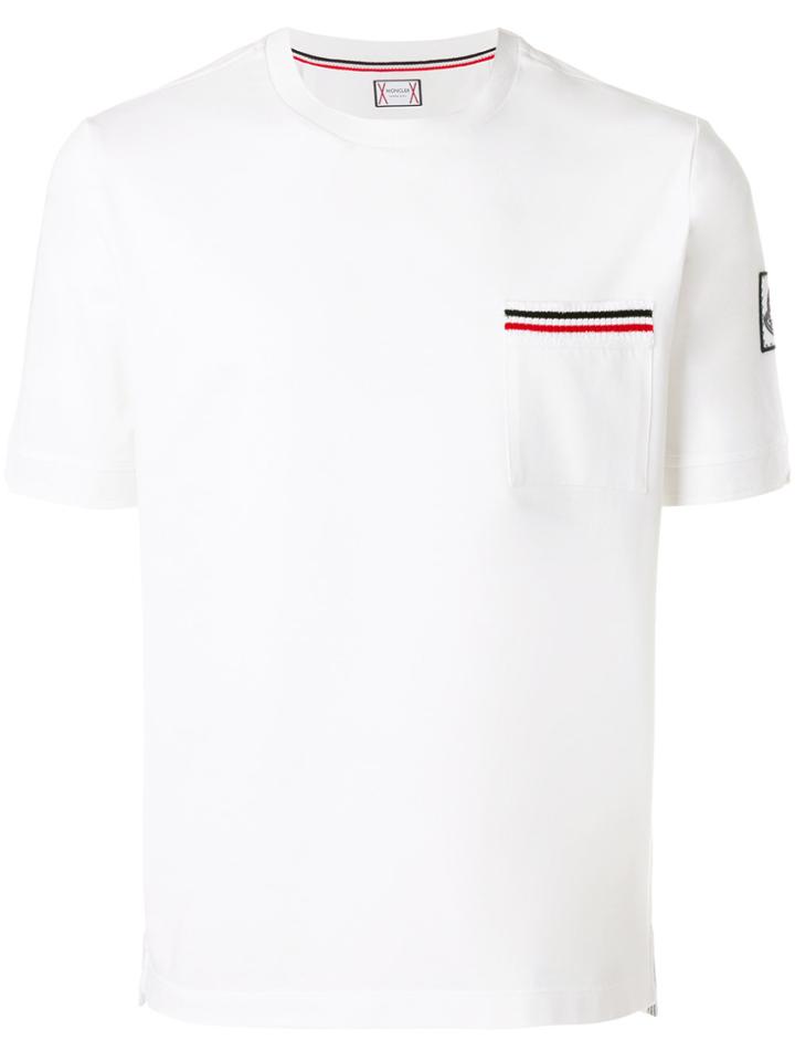 Moncler Gamme Bleu Tipped Chest Pocket T-shirt - White